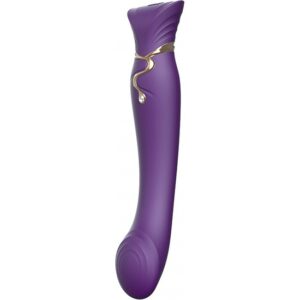 ZALO KIT VIBRADOR REINA CLEOPATRA CON CALOR - MORADO