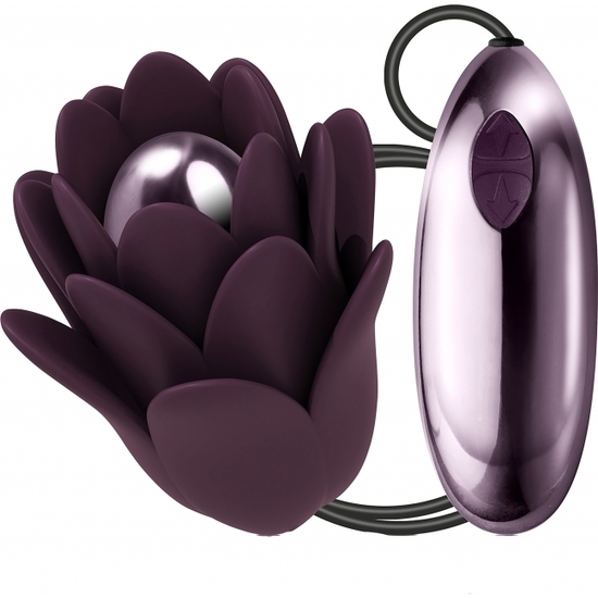 ZINNIA VIBRADOR CON MANDO - MORADO