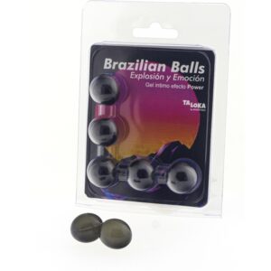 5 BRAZILIAN BALLS EXPLOSION DE AROMAS GEL EXCITANTE EFECTO POWER