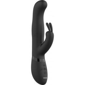 VIVE IZARA - RABBIT PUNTO G- SILICONA - NEGRO