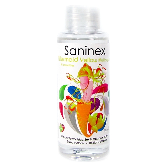 SANINEX MERMAID YELLOW MULTIORGASMIC - SEX & MASSAGE OIL 100ML