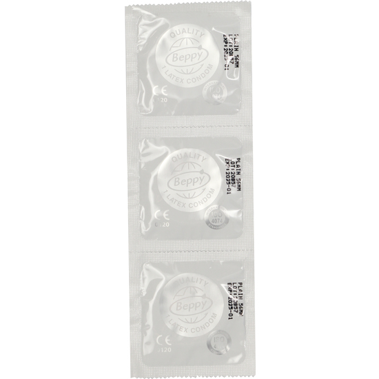 PRESERVATIVO NATURAL - BEPPY CONDOMS - 72PCS