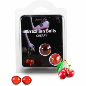 SECRET PLAY SET 2 BRAZILIAN BALLS AROMA CEREZA