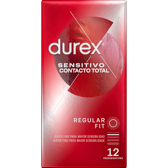 DUREX SENSITIVO CONTACTO TOTAL 12 UDS