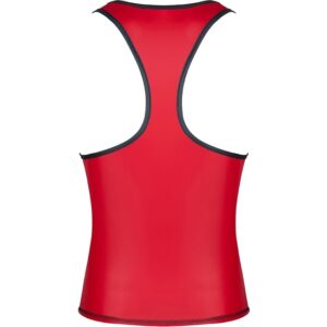 WETLOOK MENS CAMISETA SIN MANGAS - ROJO