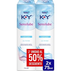 K-Y GEL LUBRICANTE HIDROSOLUBLE INTIMO DUPLO 2X75ML