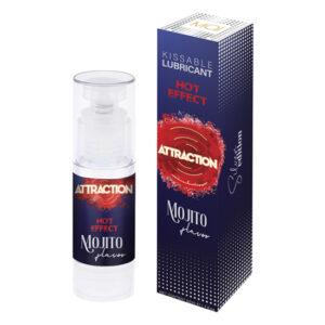 ATTRACTION LUBRICANTE EFECTO CALOR SABOR MOJITO 50 ML