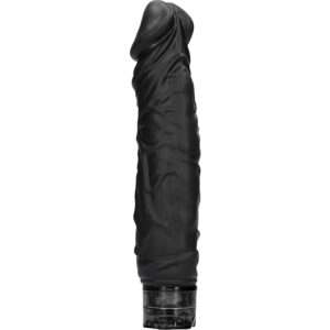 VIBRADOR REALISTA 10 VELOCIDADES 24X5CM - NEGRO