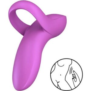 SATISFYER BOLD LOVER - DEDAL VIBRADOR MORADO