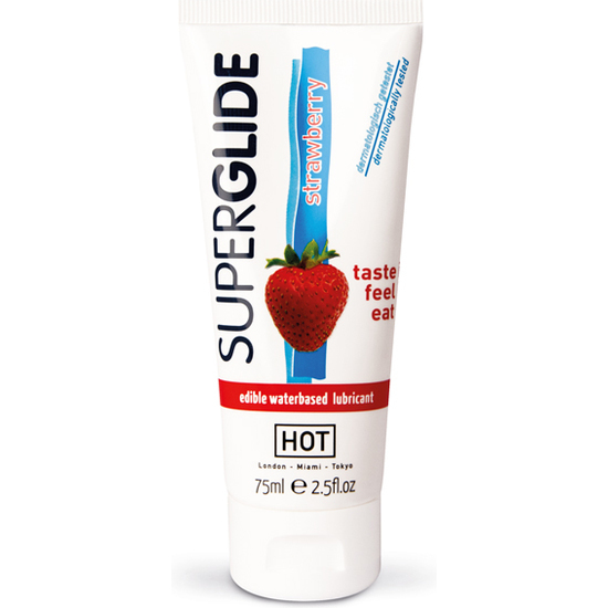 HOT SUPERGLIDE LUBRICANTE COMESTIBLE FRESA