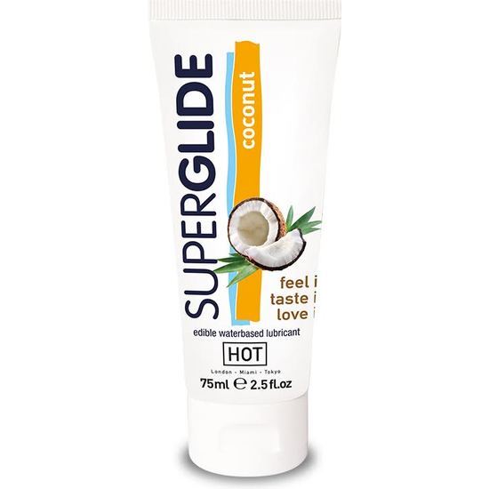 HOT SUPERGLIDE LUBRICANTE COMESTIBLE COCO