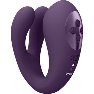 VIVE YOKO - VIBRADOR TRIPLE ACCION CON PULSACION - MORADO