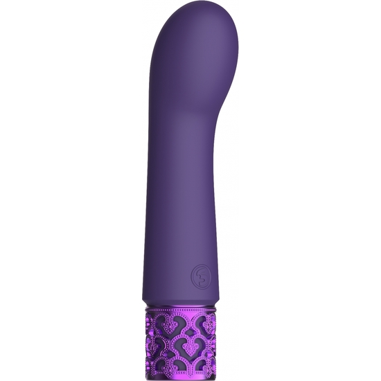 BIJOU - RECHARGEABLE SILICONE BULLET - MORADO