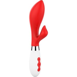 ACHELOIS - ULTRA SOFT SILICONE - 10 SPEEDS - ROJO