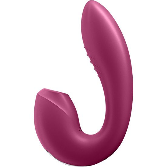 SATISFYER SUNRAY VIBRADOR INSERTABLE CON AIR PULSE - MORADO