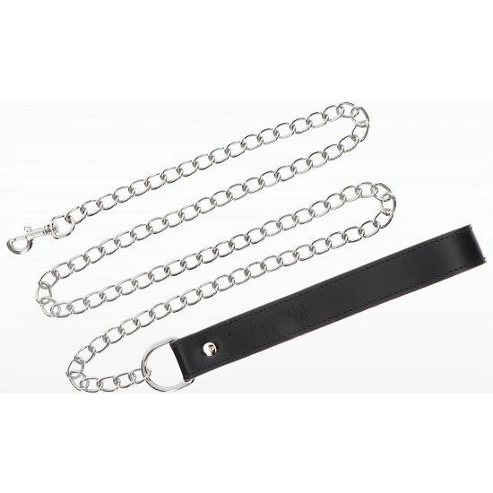 CHAIN LEASH NEGRO