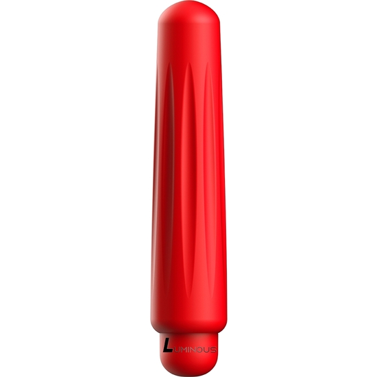 DELIA - BALA VIBRADORA - ABS BULLET WITH SILICONE SLEEVE - 10-VELOCIDADES - ROJO