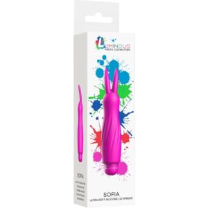 SOFIA - BALA VIBRADORA - ABS BULLET WITH SILICONE SLEEVE - 10-VELOCIDADES - FUCSIA