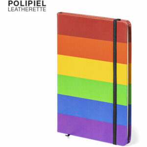 BLOC DE NOTAS 15 X 21 BANDERA LGBT