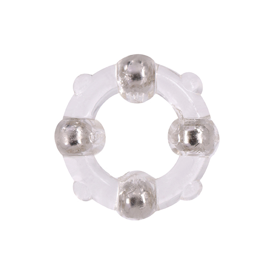 MENZSTUFF STUD RING CLEAR