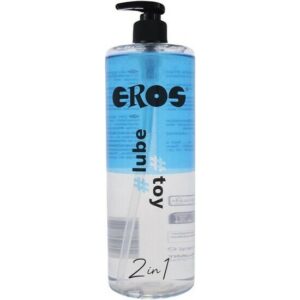 EROS 2 EN 1 - LUBRICANTE BASE DE AGUA 1000 ML