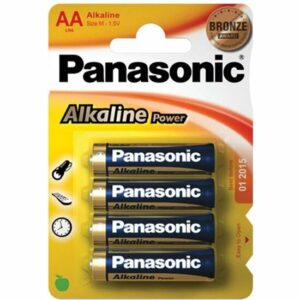 PILAS X4 ALKALINA PANASONIC AA-LR06